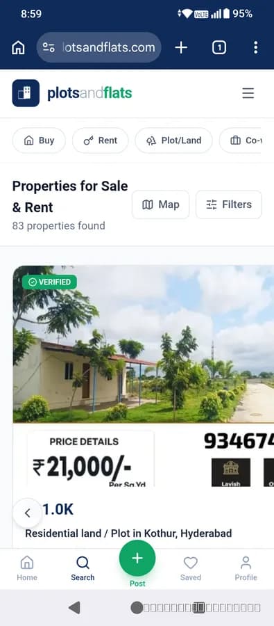 Plots For Sale in Shadnagar